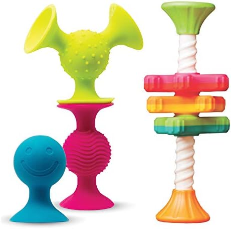 Набор от детски играчки, Fat Brain Toys MiniSpinny & pipSquigz