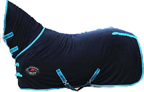 Одеало за упражнения CHALLENGER Horse Sheet Polar Fleece Cooler Абсорбира Влагата 4384