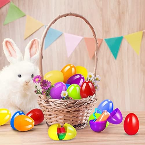 Великденски яйца Springflower с играчки от тесто за пълнене на кошници, Великденски яйца с пълнеж и за детски