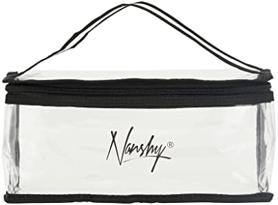 Прозрачни козметични чанти Nanshy джоб - Органайзер и Пътна чанта за тоалетни принадлежности - Дългата и голяма