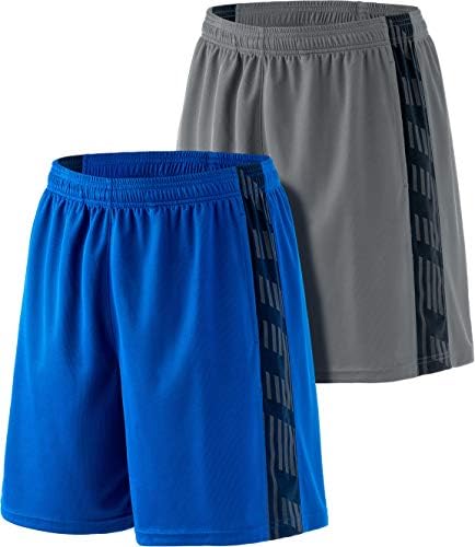 Мъжки къси панталони за активно баскетбол ATHLIO 1, 2 или 3 опаковки, Шорти за бягане във фитнеса, бързо съхнещи