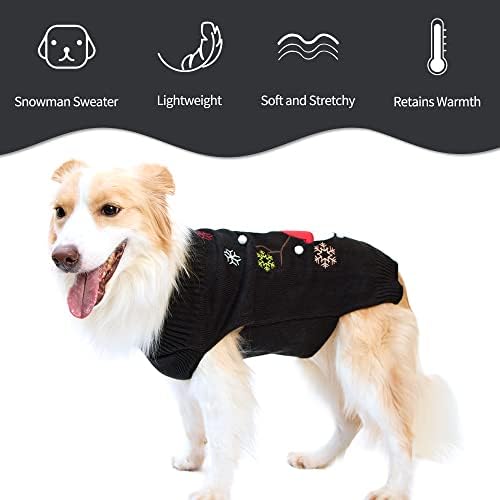 Пуловер за кучета NACOCO, Пуловери с Снеговиком и Сензацията, Коледна Празнична парти за Котки и малки Кученца
