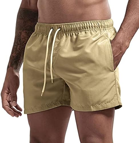 Мъжки къси панталони Ежедневни Спортни с Джобове за Эластичном Колана Стрейчевые Къси Мъжки Панталони Свободно