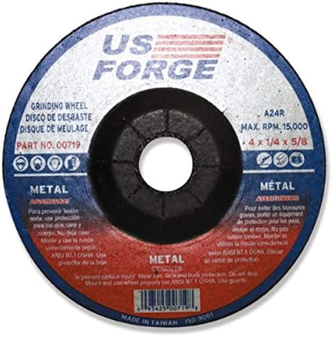 Шлайфане кръг на US Forge 719 ВИД на 27 Abr без заточване, 4 инча на 1/4 инча на 5/8 инча