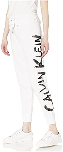 Джоггеры за бягане с логото на Calvin Klein Performance с висока Талия и завязками