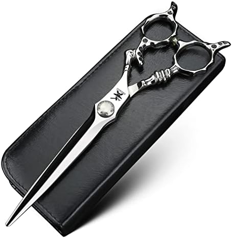 Сребърни Професионални Ножици за коса XUANFENG 7-инчов Фризьорски ножици от стомана VG10, подходящи за фризьорски