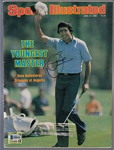 Стив Баллестерос Подписа 1980 Спортс илюстрейтид, Без етикет С автограф Golf БАН