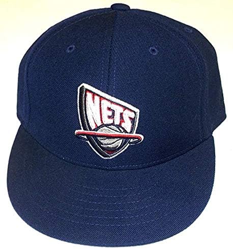 Младежка Шапка adidas NBA New Jersey Nets с плосък шапка - Размер 6 3/8 - T552P