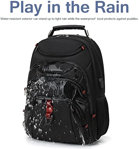 Раница за лаптоп Boniyee за мъже - Стилна чанта за колеж за ежедневно пътуване до работа и пътуване - 15-инчов