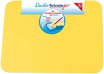 Läufer Schreibgut 30914 Настолен бележник да се Научим да пиша 33,5 х 45 см Слънчево жълт цвят