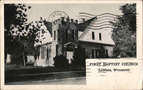 Посадъчен модул на първата баптистка църква, Уайоминг, щата Вирджиния, оригинални антични картичка 1949 г.
