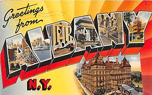 Пощенска картичка от Олбани, Ню Йорк