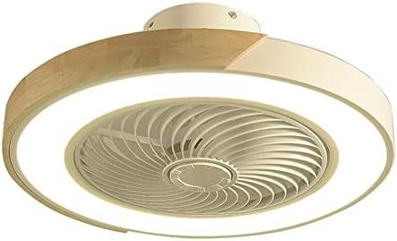 Тавана лампа KMYX Nordic Simple С вентилатор, led 3-Цветни осветителни Тела с Регулируема яркост с дистанционно