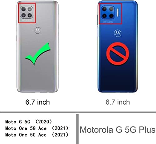 Идеален за Motorola Moto G 5G 2020/One 5G Ace 2021/One 5G UW Ace 2021 Чанта-портфейл, [9 слотове за карти] Регулируема Каишка за Колиета През рамо, Презрамка за Цип, Калъф от Изкуствена Кожа 6,7