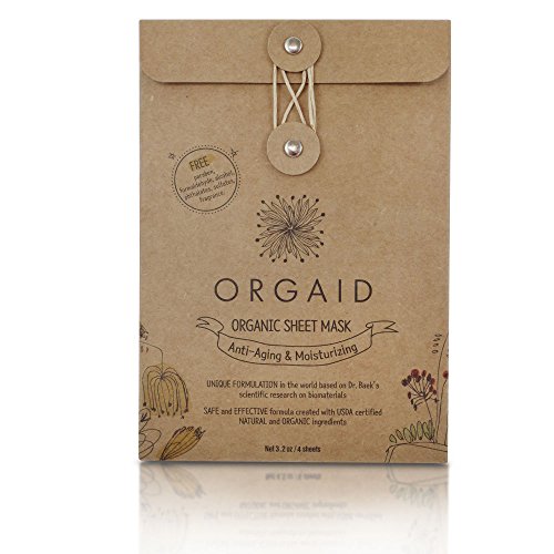 Органични Листа маска ORGAID | Произведено в САЩ (асорти от няколко опаковки, опаковки от 6 броя)