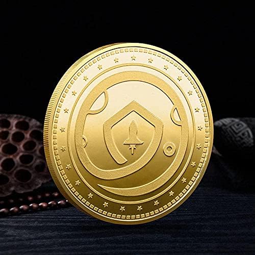 Монета, Позлатена Сребърна Цифров Виртуална Монета Лъки Coin Cryptocurrency 2021 са подбрани Монета Ограничена