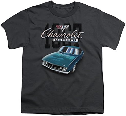 Детска тениска Chevy от A & E Designs, Синя Класическа Младежка риза Camaro