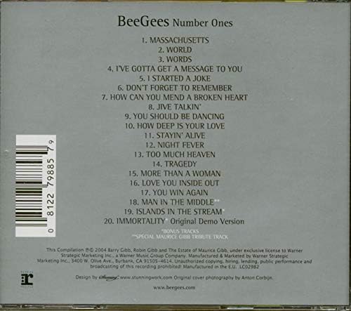 Музикален компакт - диска на Bee Gees Номер Едно