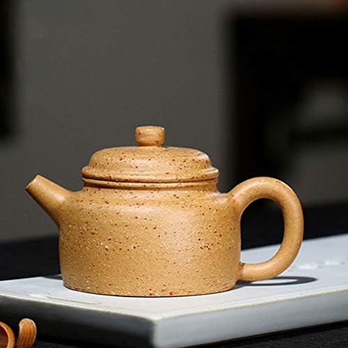 WIONC Китайски Чайник За Чай Лилаво Глинено Филтър машина за Приготвяне на Сурова Руда Ръчно изработени Бутикови Чай Набор от Индивидуален Подарък 210 мл