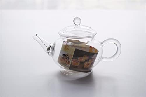 UXZDX Стъкло Високо Съпротивление 250 мл стъклен чайник на Голяма Прозрачна Кана Цвете Чай Набор от Puer Чайник