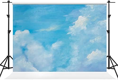 Кейт 10 × 10 метра Небето Облаци Фон За Снимки на Син Портрета на Фона на Абстрактен Фон Плат Подпори за фото