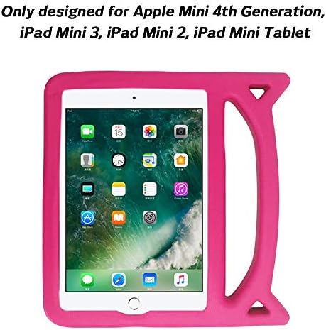 Калъф съвместим с iPad Mini и 4-то поколение, iPad Mini 2/3, iPad Mini Tablet for Kids, Лека ударопрочная дръжка