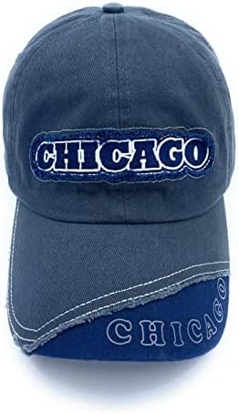 Chicago Шапка Иллинойские Сувенири, Chicago Градска Шапка Папины Шапки, Chicago бейзболна шапка От Промит Памук