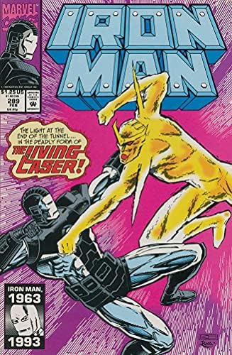 Iron man (1-ва серия) #289 VF ; Комикс на Marvel | Жив Лазер