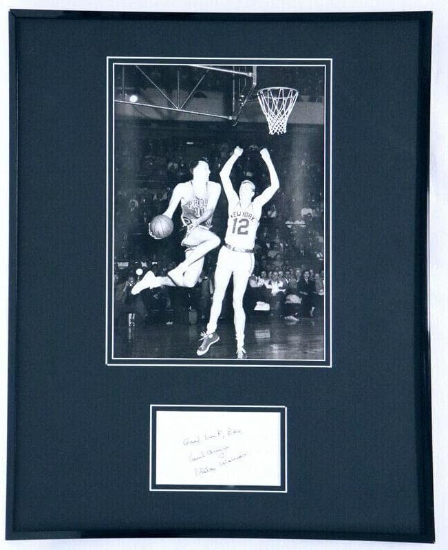 Дисплей за снимки JSA 76ers с автограф Пол Аризина в Рамка с размер 16x20 мм - Снимки на NBA С автограф
