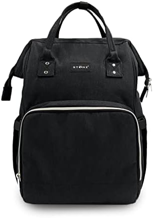 Раница за памперси Stonz Urban - Здрава чанта за пелени с подложка за промяна на тампон - За пътуване или за