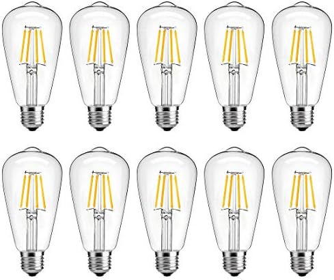 Led лампа с регулируема яркост, Led крушка на Едисон мощност 4 W, Еквивалент на лампи с нажежаема жичка с мощност
