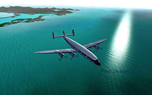 FlightGear Flight Simulator 2022 X Premium DELUXE Edition Flight Sim 5 на дискове DVD, CD, съвместим с Microsoft